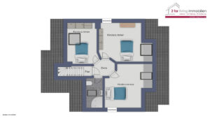 Grundriss Spitzboden